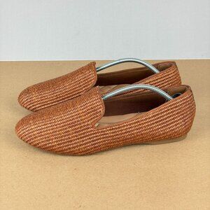 Birdies The Starling Raffia Loafers Flats Womens 11 Brown Slip On Comfort
